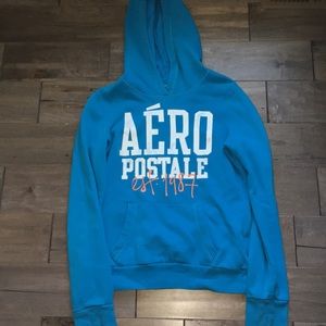 Aeropostale light blue hoodie